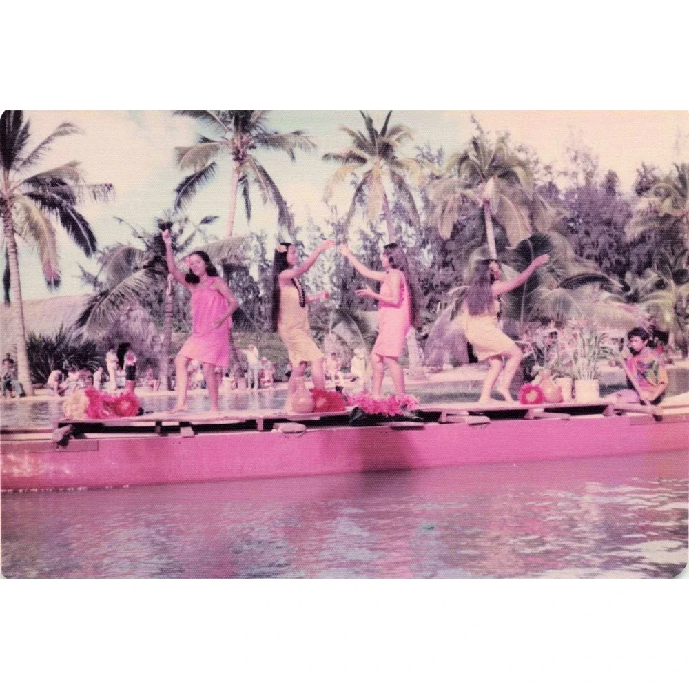 Vintage 1970s Polynesian Cultural Center Hawaii Canoe Pageant Photo Lot of 16 - Picture 13 of 16